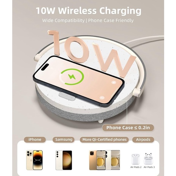 EZVALO Wireless Music Charger Lamp, NWT - Picture 2 of 9